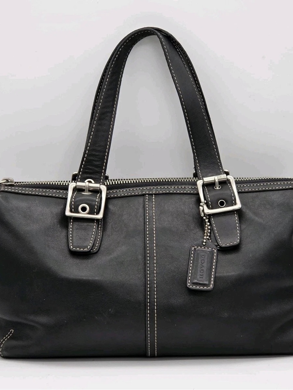 Vintage Y2K-era Coach Hampton Shoulder Bag